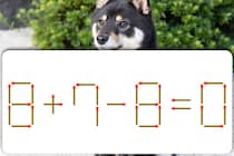 この式どこが変!?「8+7-8=0」マッチ棒クイズに挑戦！【毎日脳トレ】【クイズ】