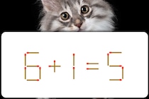 マッチ棒クイズ♪1本しか動かせない！「6＋1＝5」を正しい式にできる？【毎日脳トレ】