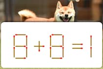 気軽にアハ体験♪「8＋8＝1」マッチ棒1本を動かして正解にたどり着けるかな？【毎日脳トレ】【クイズ】