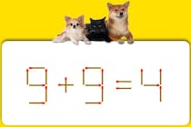 挑戦！マッチ1本を動かして「9＋9＝4」を正しくできる？【毎日脳トレ】【クイズ】