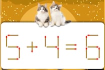 制限時間内に解けますか？「5+4=6」マッチ棒1本動かして式を完成させましょう！【毎日脳トレ】【クイズ】