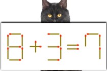 【マッチ棒パズル】「8＋3＝7」10秒で正しい式にできる？【毎日脳トレ】