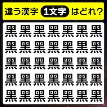 【間違い探し】違う文字を探そう！【毎日脳トレ】
