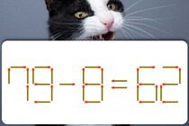 【マッチ棒パズル】正しい式に直せますか？「79－8＝62」【毎日脳トレ】