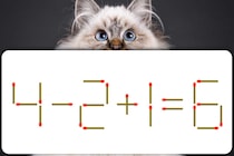 【マッチ棒パズル】1本だけ動かして！「4－2＋1=6」【毎日脳トレ】