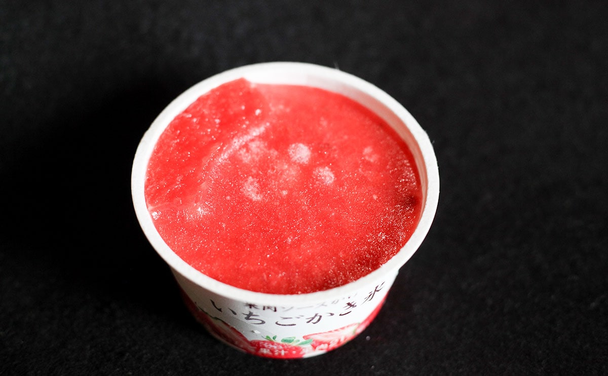 「めっちゃいちご」ローソンの『かき氷』は贅沢感あり!