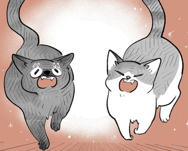 【漫画】一晩離れただけなのにつのる淋しさ…猫がいる暮らしの幸せを実感する飼い主に共感【作者に聞く】