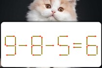 【マッチ棒パズル】正しい式にしよう！「9－8－5＝6」【毎日脳トレ】