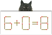 【マッチ棒パズル】正しい式にしよう！「6＋0＝8」【毎日脳トレ】