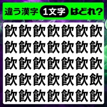 【間違い探し】違う文字を探そう！【毎日脳トレ】