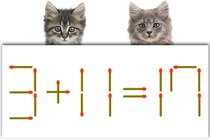 【マッチ棒パズル】正しい式にしてみよう！「3＋11＝17」【毎日脳トレ】