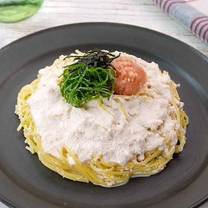 濃厚！牛乳で作る明太クリームパスタ