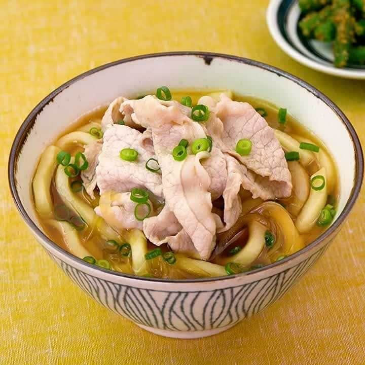 簡単！温かい豚しゃぶうどん