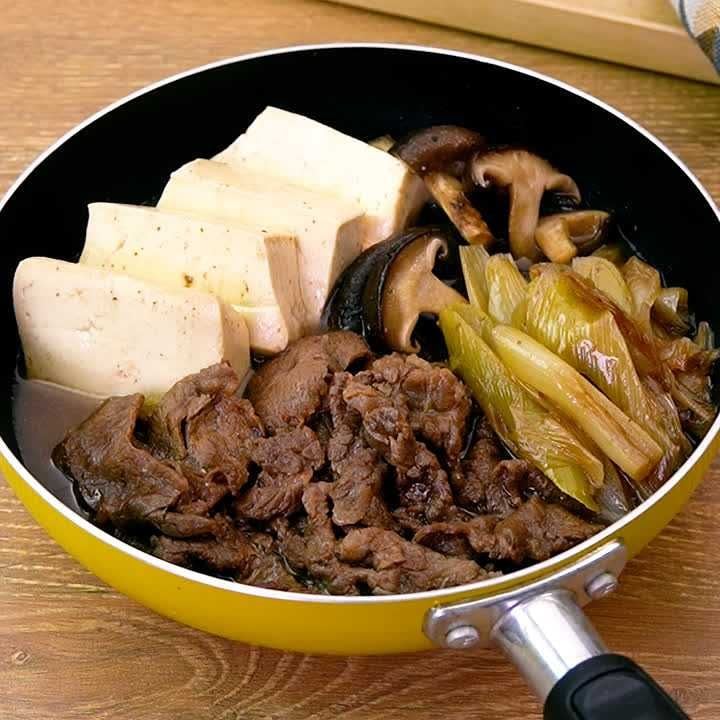 絶品！すき焼き風肉豆腐