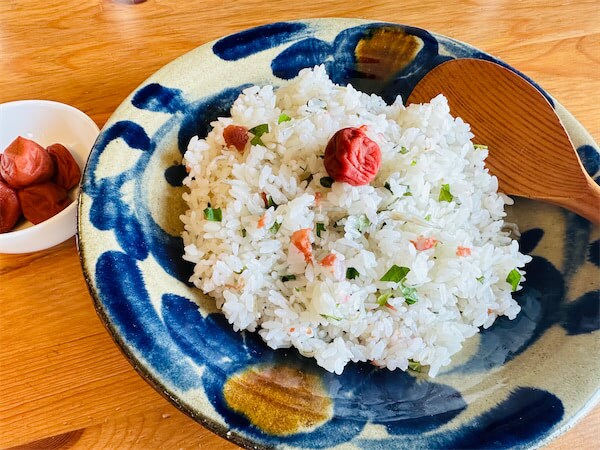 【食欲爆増】梅干し丸ごと投入の「梅とちりめんじゃこの混ぜご飯」作ってみた！まろ～い酸味♡【農家直伝】