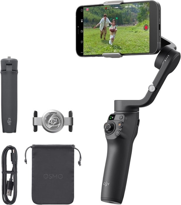 スマホでもプロ級の映像が撮れる【DJI】ジンバル Osmo Mobile 6 「Amazonタイムセール」にて7%OFFは激アツ！