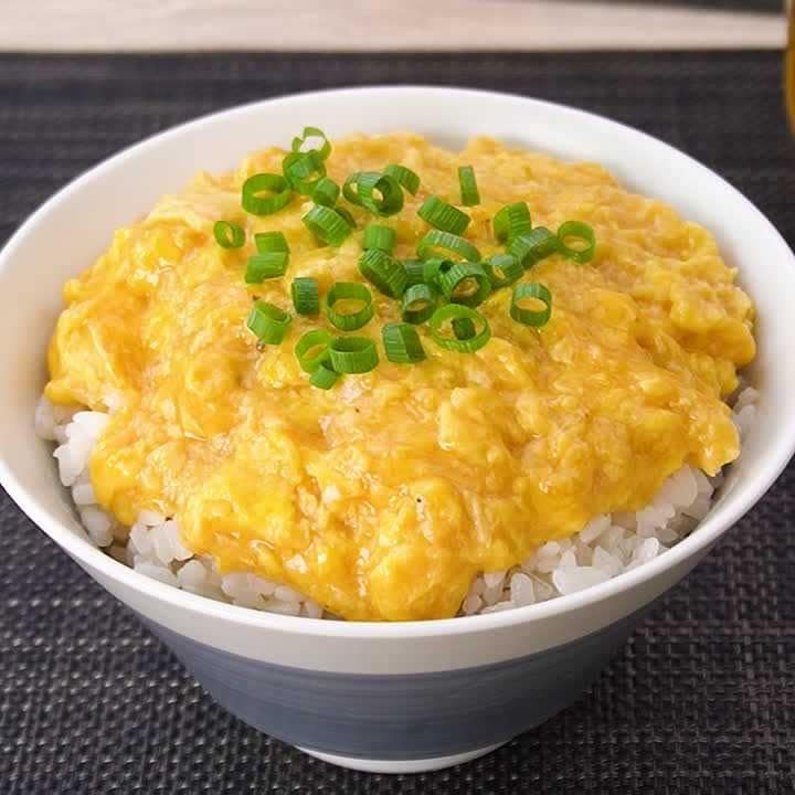 簡単おいしい！卵だけあんかけ丼