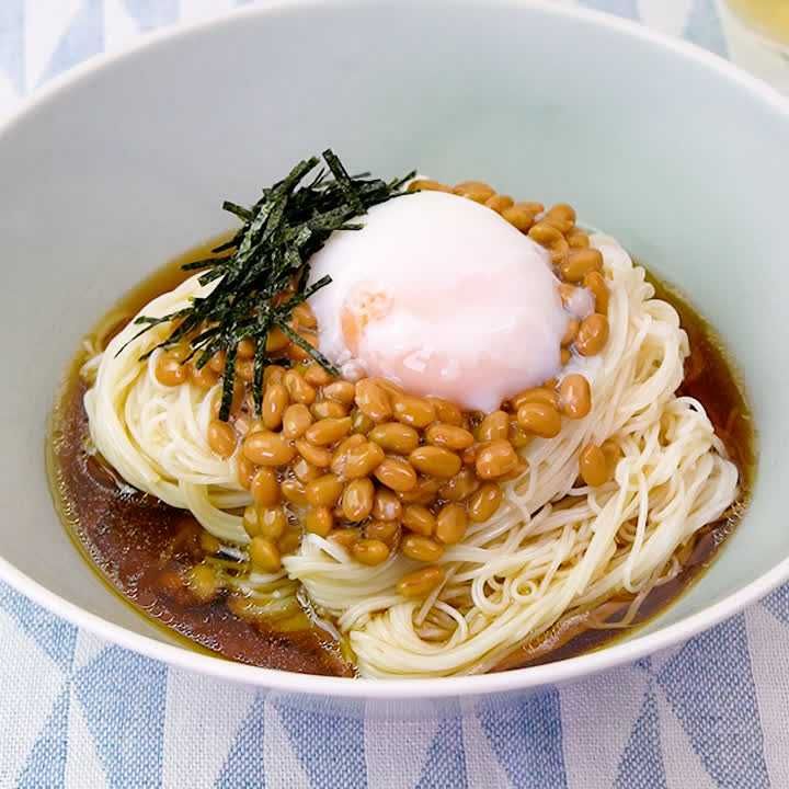 簡単！納豆そうめん