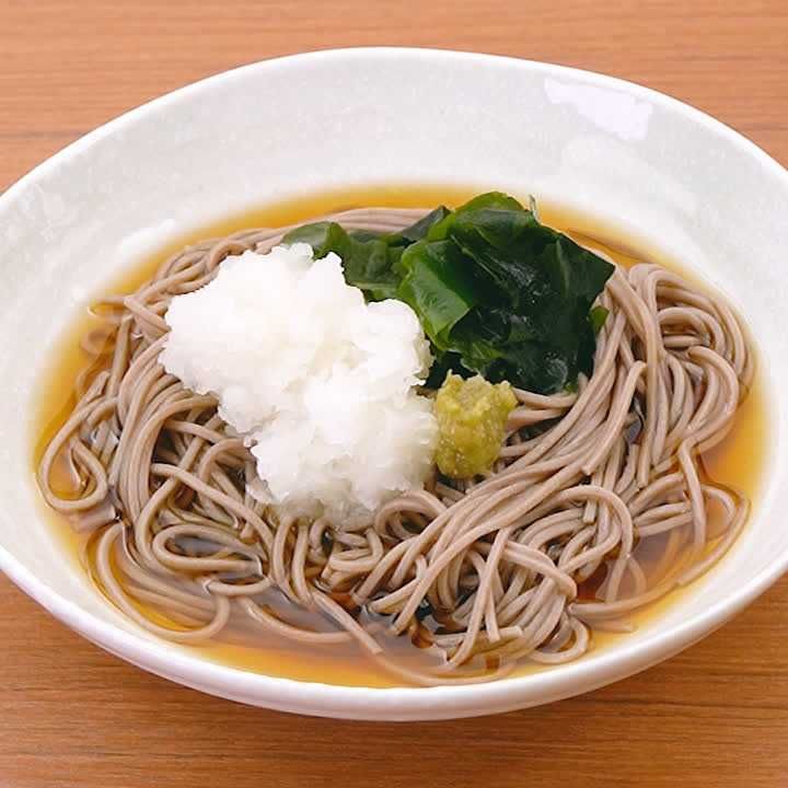 顆粒だしで作る！基本の冷やしおろし蕎麦