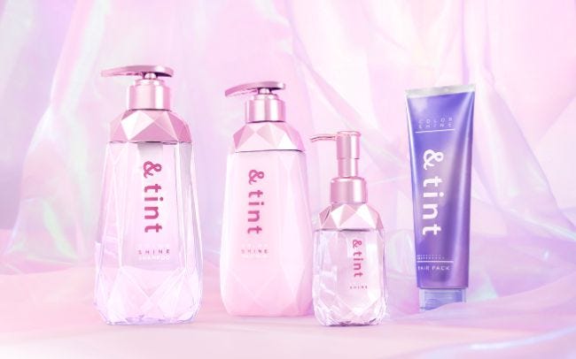 ヘアカラーの退色を抑制し、きらめく髪色へ導く"光沢カラーケア"の「&tint（アンドティント）」が発売！