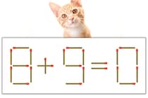 【マッチ棒パズル】正しい式にしよう！「8+9=0」【毎日脳トレ】