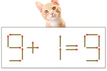 【マッチ棒パズル】正しい式にしよう！「9+1=9」【毎日脳トレ】
