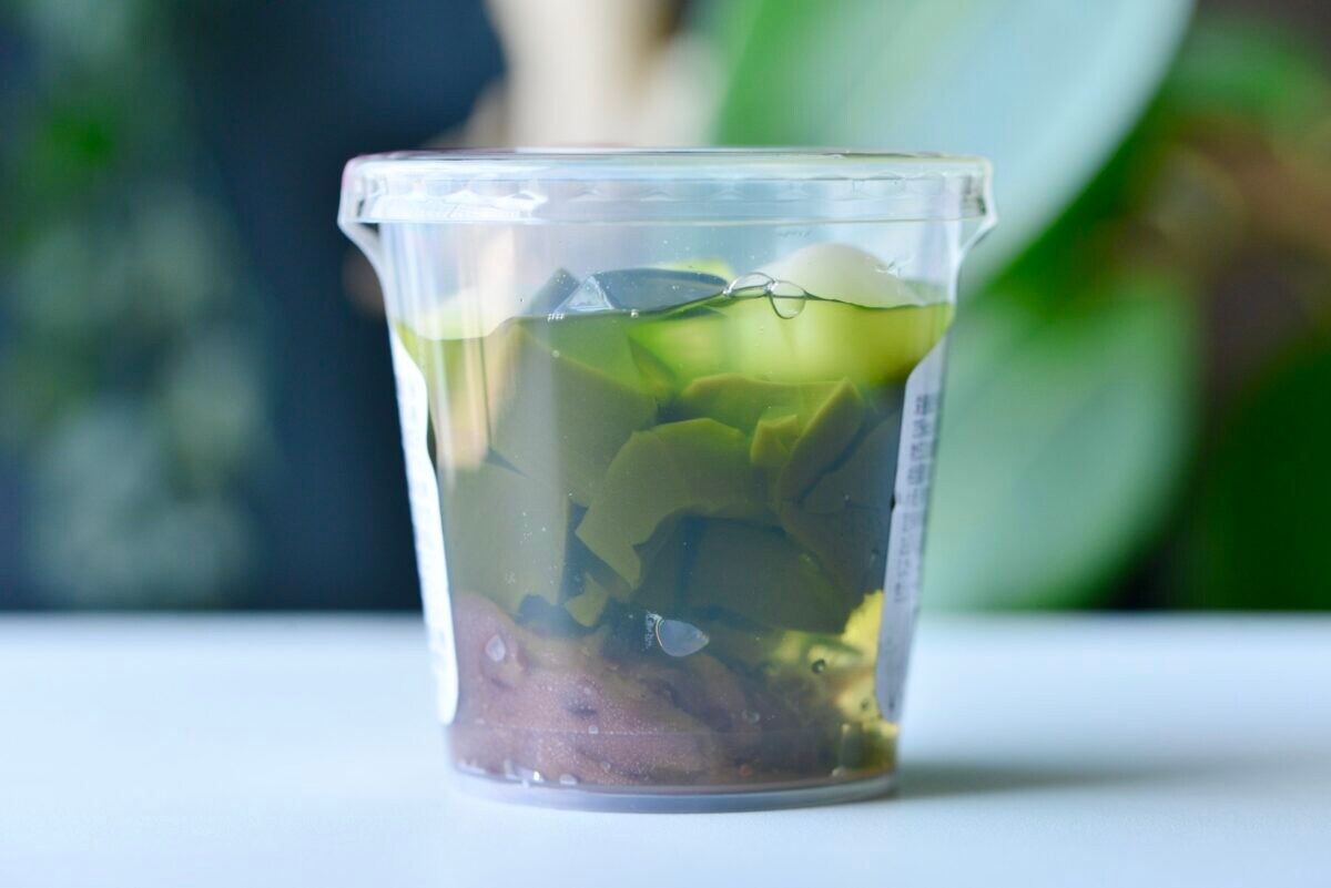 ひんやり宇治抹茶ゼリー