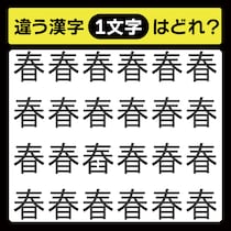 「1文字だけ違う……！」漢字間違い探しで脳トレしよう！【毎日脳トレ】【クイズ】