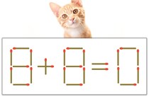 【マッチ棒パズル】正しい式にしよう！「8+8=0」【毎日脳トレ】