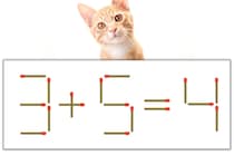 【マッチ棒パズル】正しい式にしよう！「3+5=4」【毎日脳トレ】
