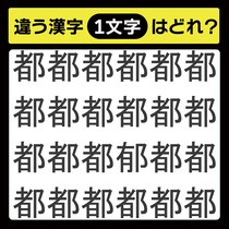 「1文字だけ違う……！」漢字間違い探しで脳トレしよう！【毎日脳トレ】【クイズ】