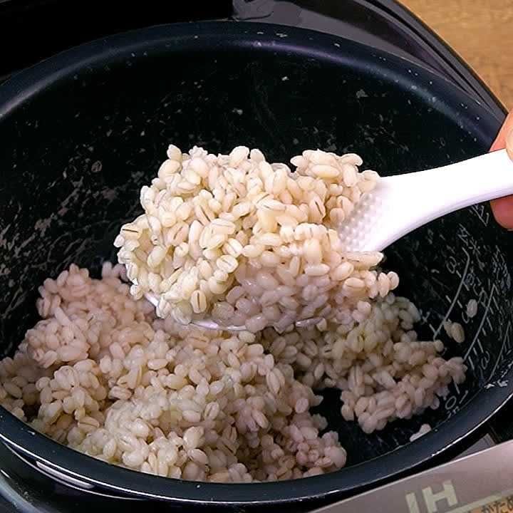 炊飯器で簡単！もち麦だけを炊く方法