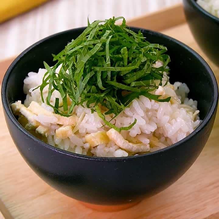 簡単！白だしで作る生姜ご飯