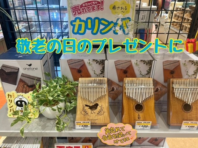 【カリンバ】敬老の日のギフトにもピッタリ！山野楽器で弾いてみたよ♪