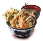 天丼てんや 秋のメニュー「国産秋天丼」播磨灘産牡蠣･三陸産サンマ･静岡産幸海老などの4種天ぷら、そばとのセットや「スイートポテト天ぷら」も