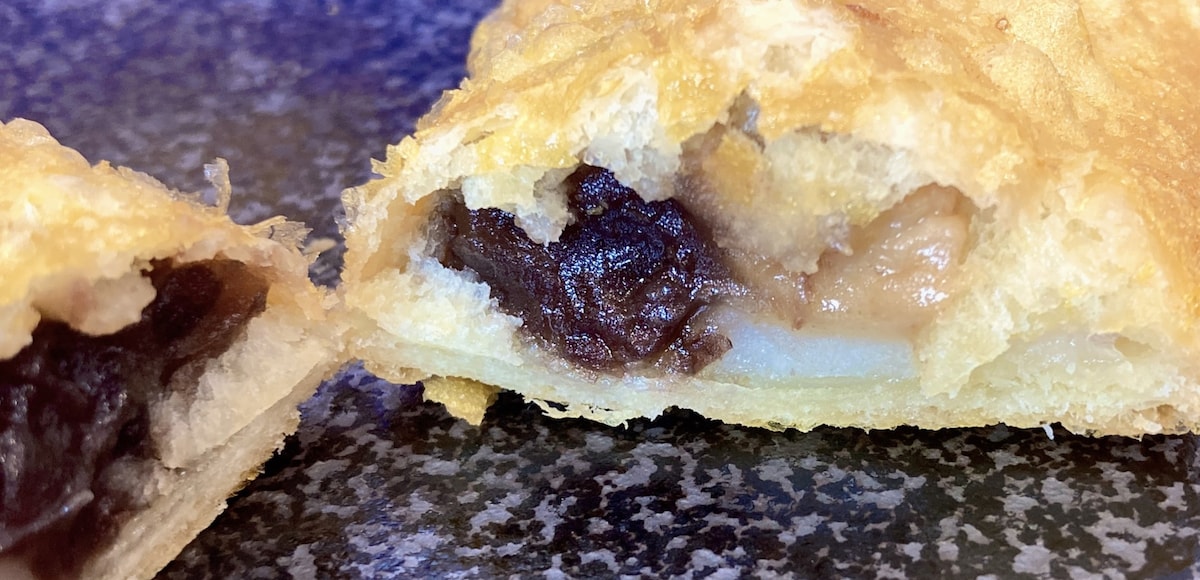 きなこもちとあんこの月見パイ