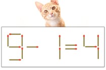 【マッチ棒パズル】正しい式にしよう！「9-1=4」【毎日脳トレ】