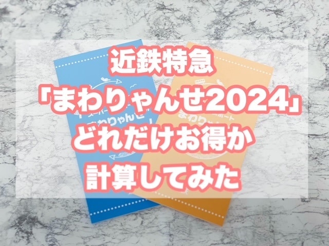 近鉄特急「まわりゃんせ2024」どれだけお得か計算してみた