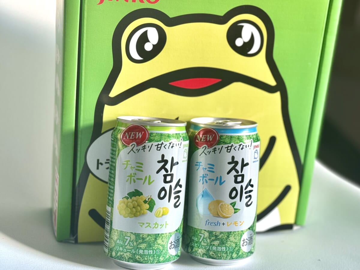 チャミスルに缶タイプが爆誕！「チャミボール」2種類を飲み比べ | コンビニで先行販売中だよ～