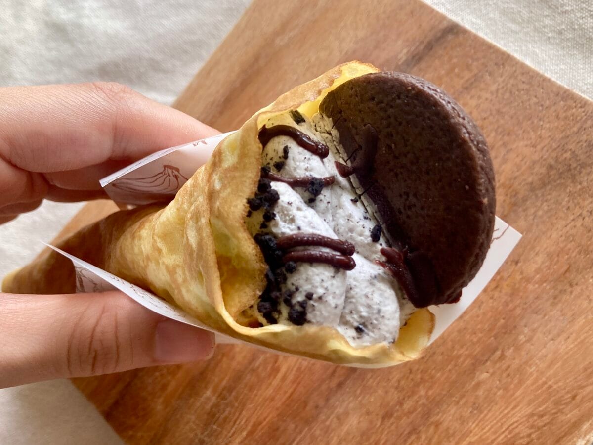 想像以上のザクっと食感!【ファミマ】1つで2度美味しい新作クレープ