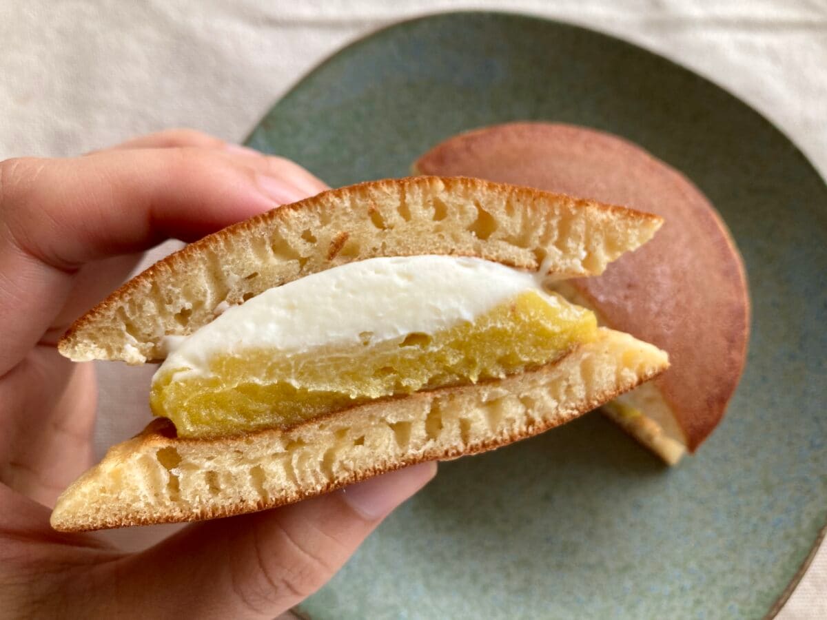 「幸せの味」「こりゃたまらん」【セブン】どら焼き お芋とバタークリーム