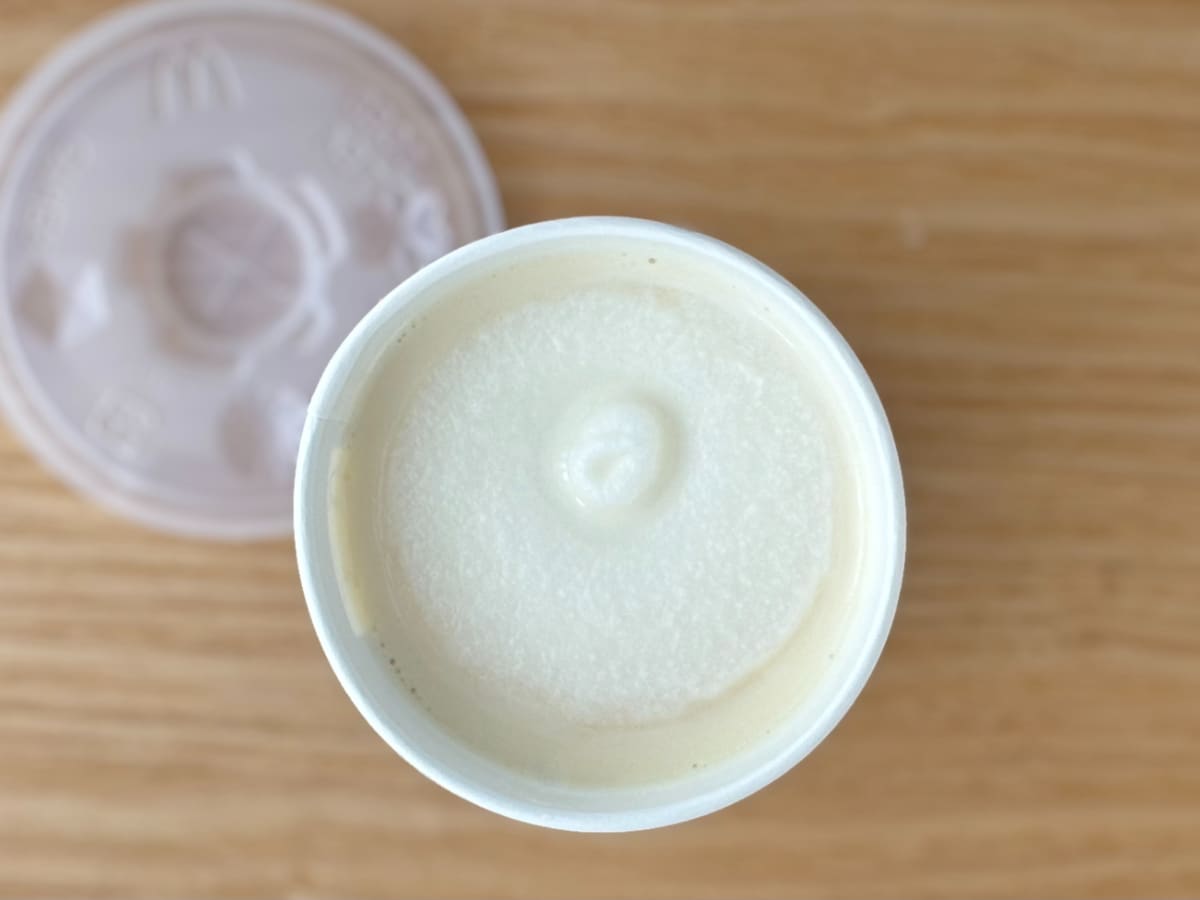 ほのかに感じるカラメルがまさにプリン!【マクドナルド】月見シェイク