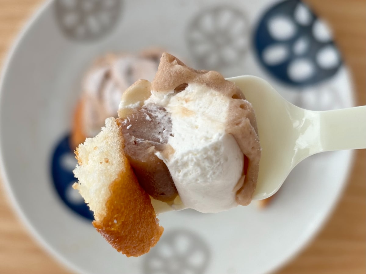 マロン＆バニラのぜいたくミックス！【ローソン】イタリア栗の新スイーツ