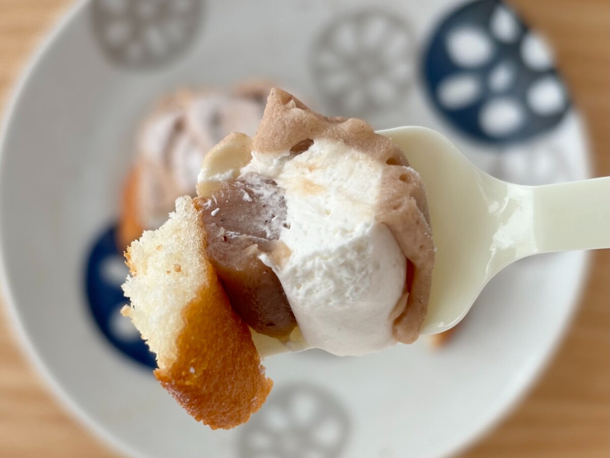 マロン&バニラのぜいたくミックス!【ローソン】イタリア栗の新スイーツ