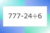 「777-24÷6」10秒アタック！計算で脳トレに挑戦！【毎日脳トレ】【クイズ】