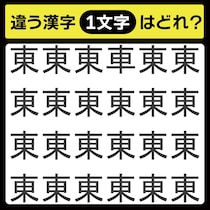 「1文字だけ違う……！」漢字間違い探しで脳トレしよう！【毎日脳トレ】【クイズ】