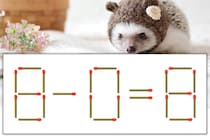 【マッチ棒パズル】他の式にしよう！「8-0=8」【毎日脳トレ】