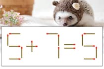 【マッチ棒パズル】正しい式にしよう！「5+7=5」【毎日脳トレ】
