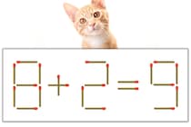 【マッチ棒パズル】正しい式にしよう！「8+2=9」【毎日脳トレ】