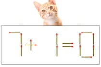【マッチ棒パズル】正しい式にしよう！「7+1=0」【毎日脳トレ】